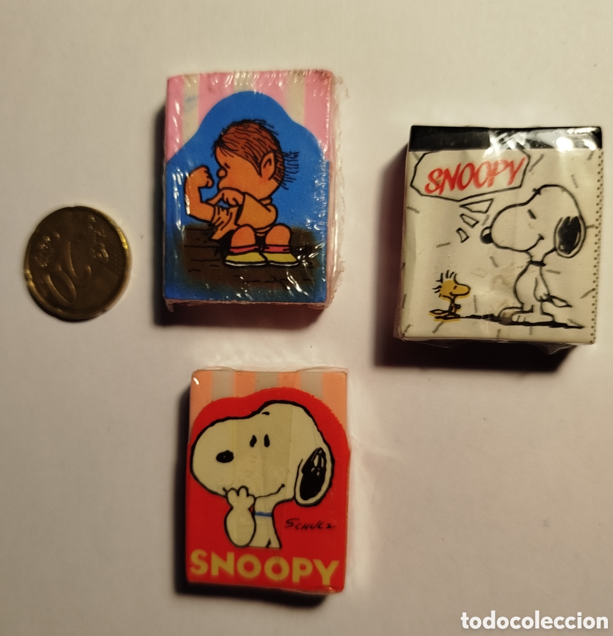 Coleccionismo: Tres gomas de borrar retro