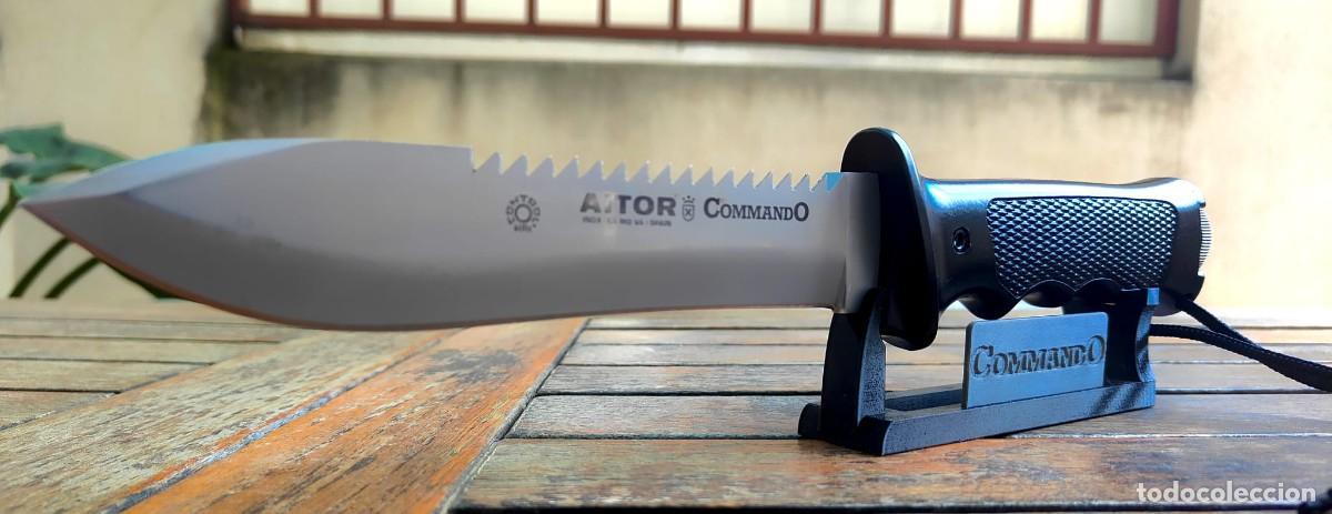 Coleccionismo: EXPOSITOR CUCHILLO AITOR COMMANDO. - Foto 2