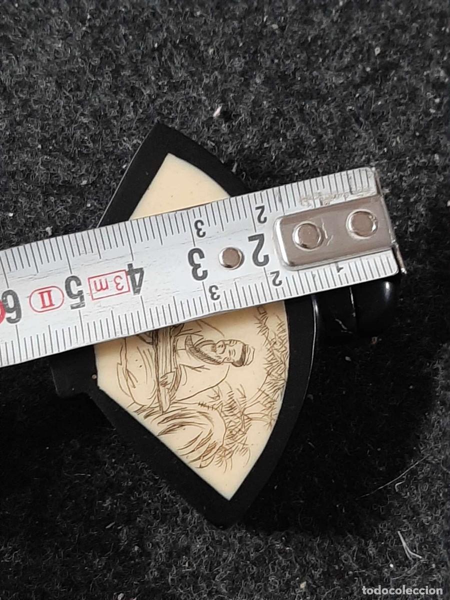 Coleccionismo: antigua botella rape china snuff bottle forma abanico - Foto 5