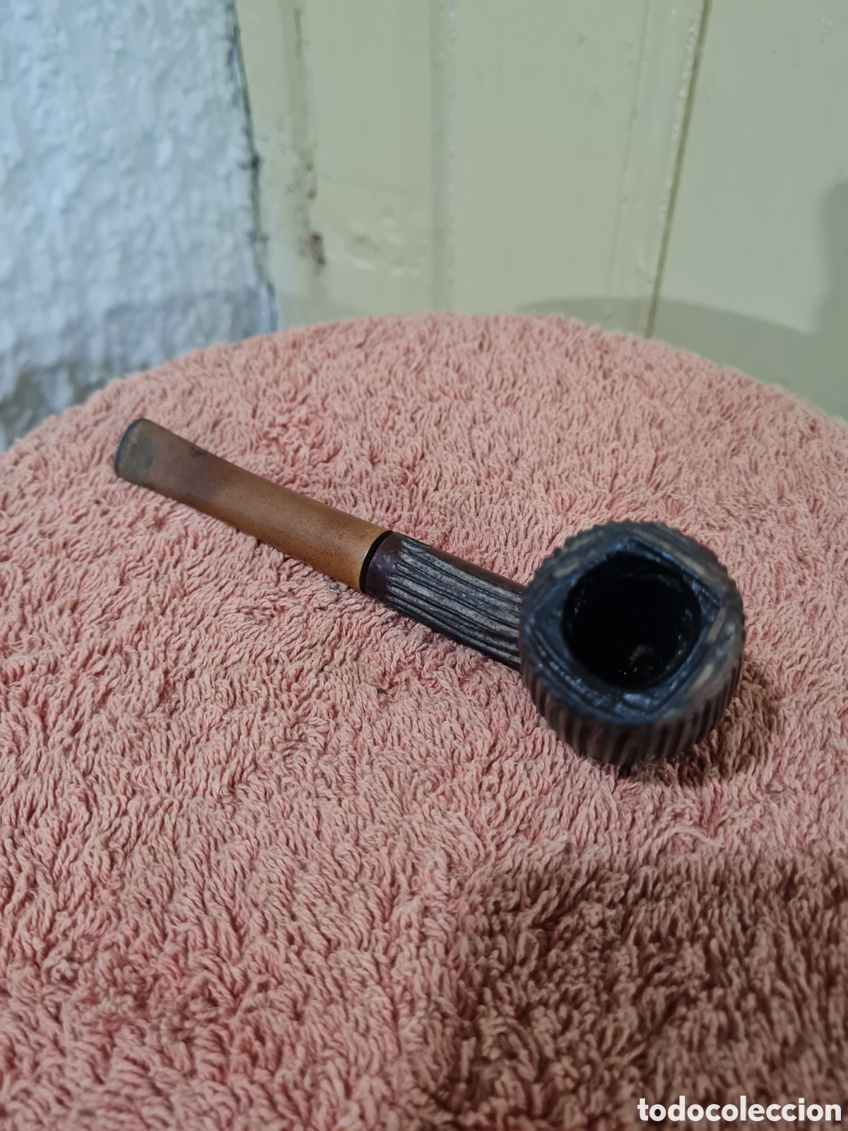 Coleccionismo: Antigua pipa Genuine Briar - Foto 2