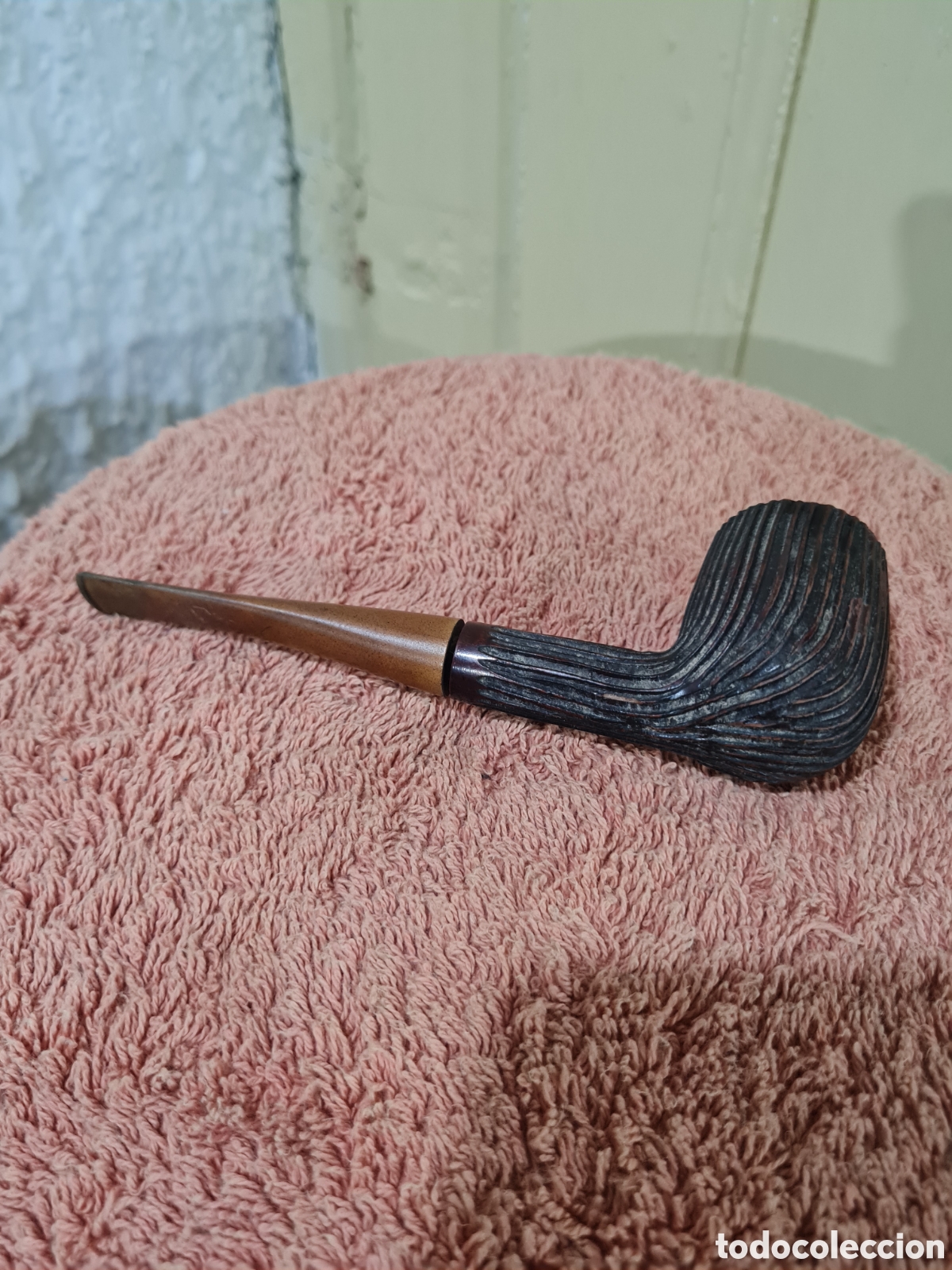 Coleccionismo: Antigua pipa Genuine Briar - Foto 3