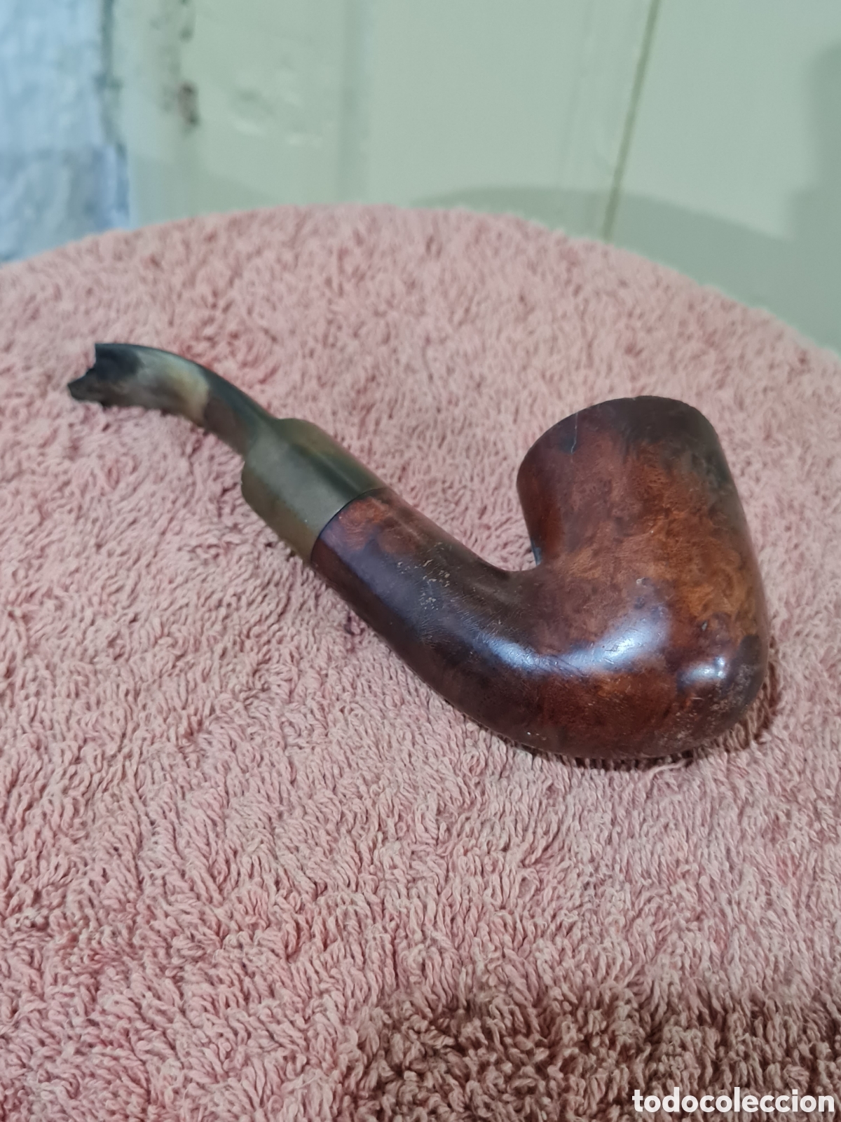 Coleccionismo: Antigua pipa Salvarella Extra Briar - Foto 1