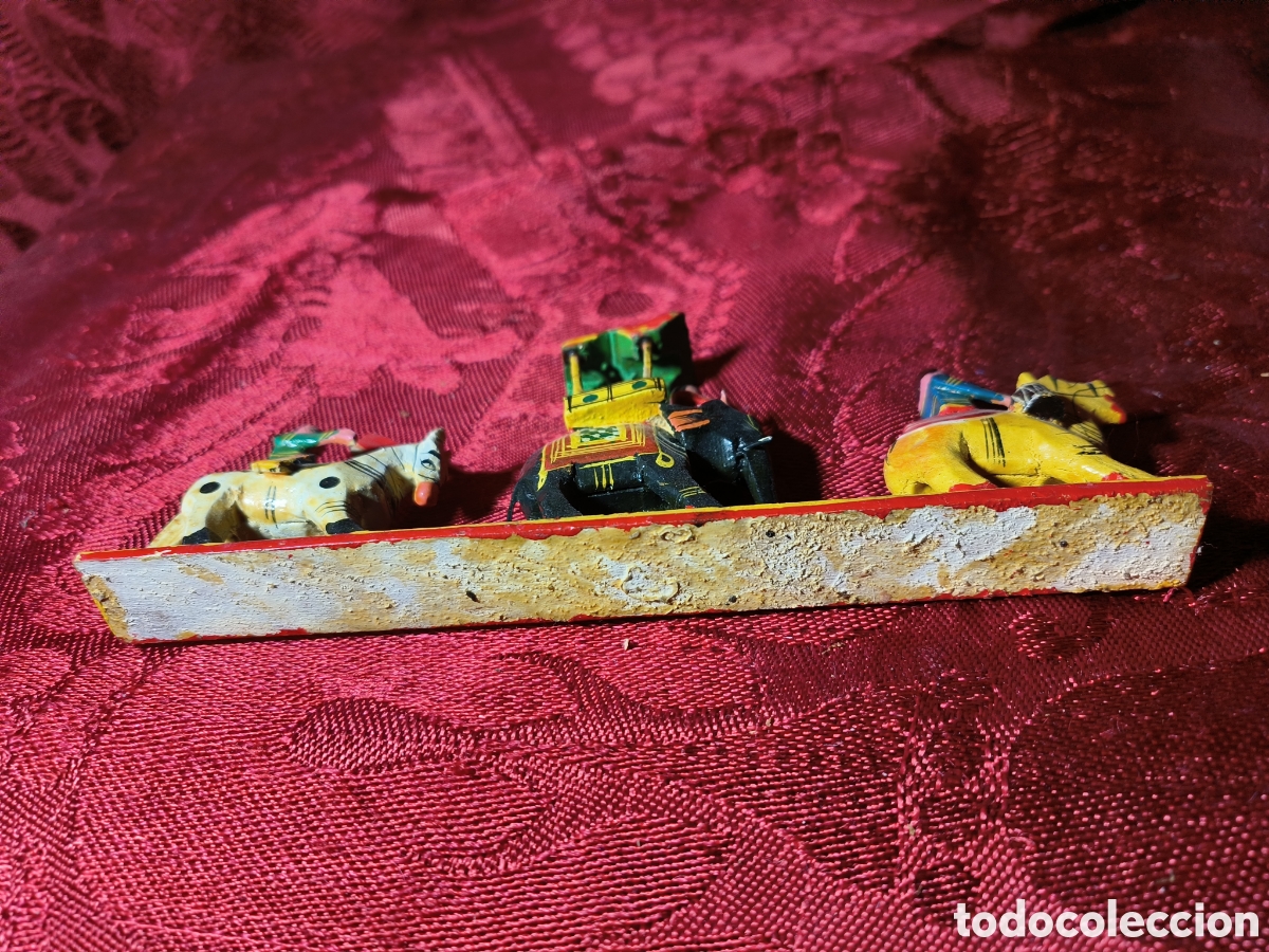 Coleccionismo: Talla en madera vintage.India - Foto 9