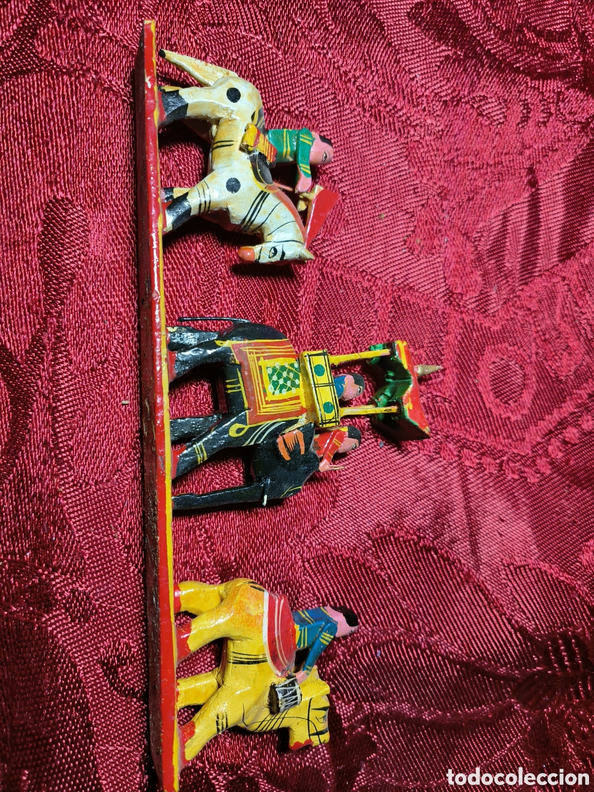 Coleccionismo: Talla en madera vintage.India - Foto 10
