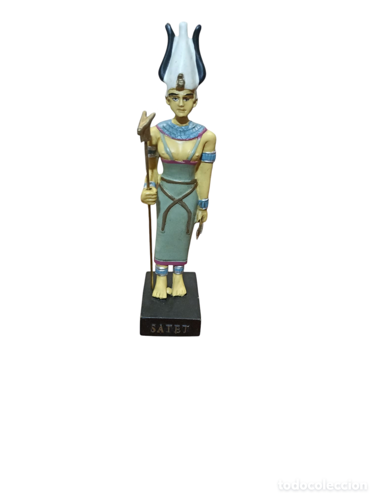 Coleccionismo: Figura dios egipcio Satet - Foto 1