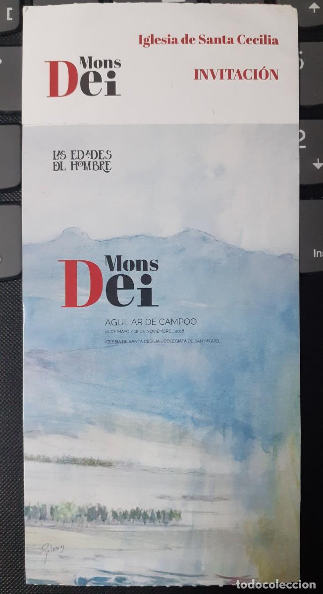 Coleccionismo: Entrada ticket Las Edades del Hombre, Mons Dei, Aguilar de Campoo, Palencia 2018