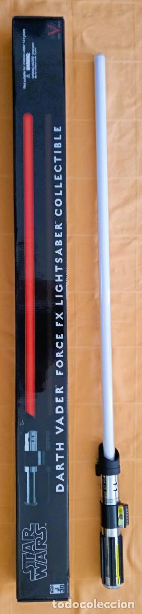 Coleccionismo: Darth Vader (ANH) Lightsaber Force FX (Master Replicas), 2007, en caja - Foto 1