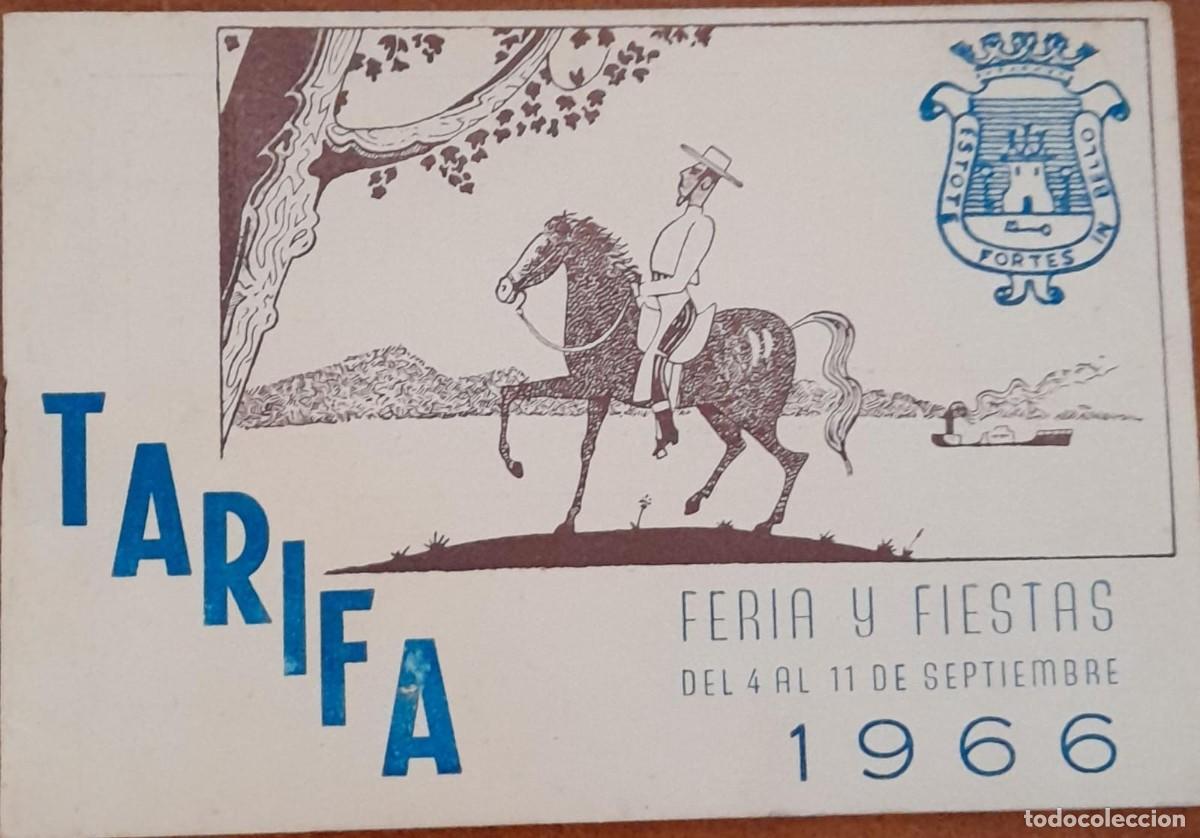 Coleccionismo: FOLLETO PROGRAMA DE FERIA Y FIESTAS DE TARIFA, 1966