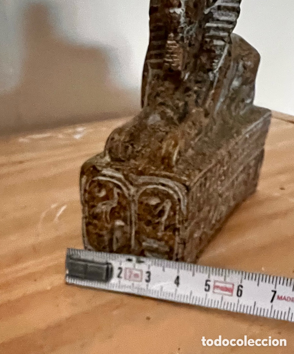 Coleccionismo: Esfinge. Guardian templo del palacio. - Foto 3