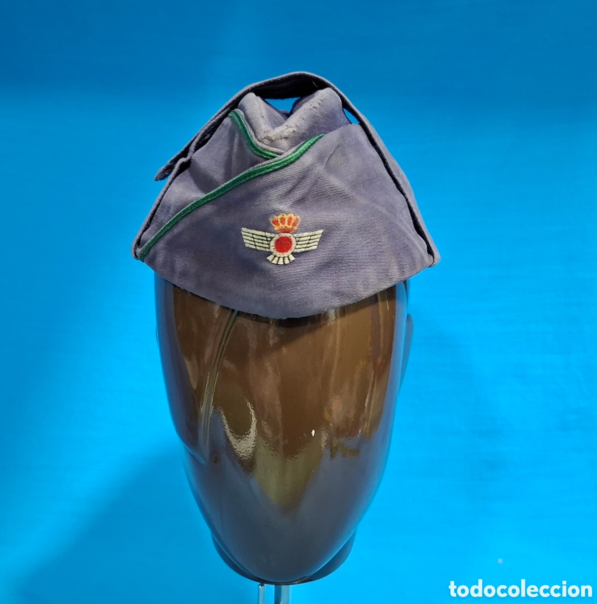 Coleccionismo: GORRA CUARTELERA EJ&Eacute;RCITO DEL AIRE - &Eacute;POCA DE FRANCO - Foto 6