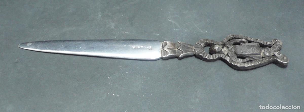 Coleccionismo: ABRECARTAS EN METAL CROMADO - Foto 1