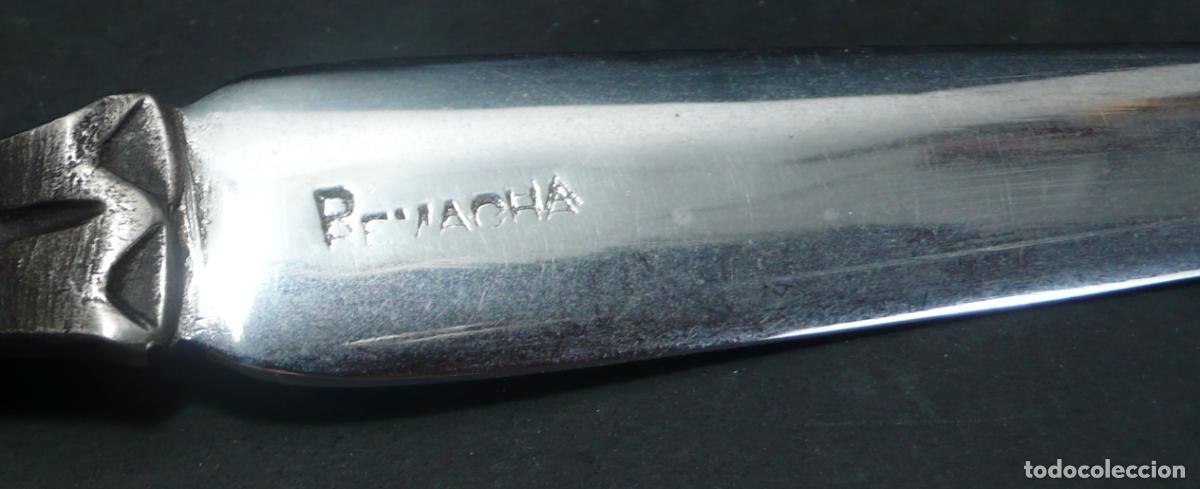Coleccionismo: ABRECARTAS EN METAL CROMADO - Foto 4