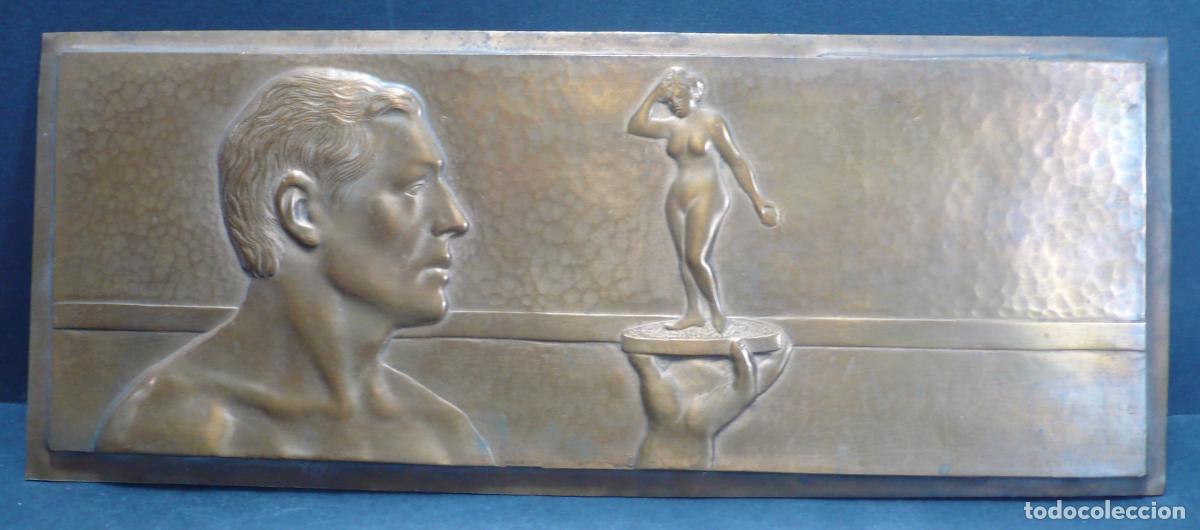 Coleccionismo: CHAPA DE METAL CON RELIEVE - Foto 1