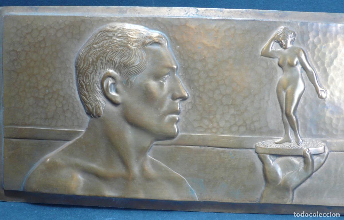 Coleccionismo: CHAPA DE METAL CON RELIEVE - Foto 2