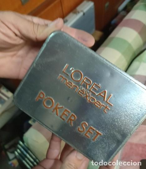 Coleccionismo: LOREAL MEN EXPERT. Poker set en caja Met&aacute;lica Paris