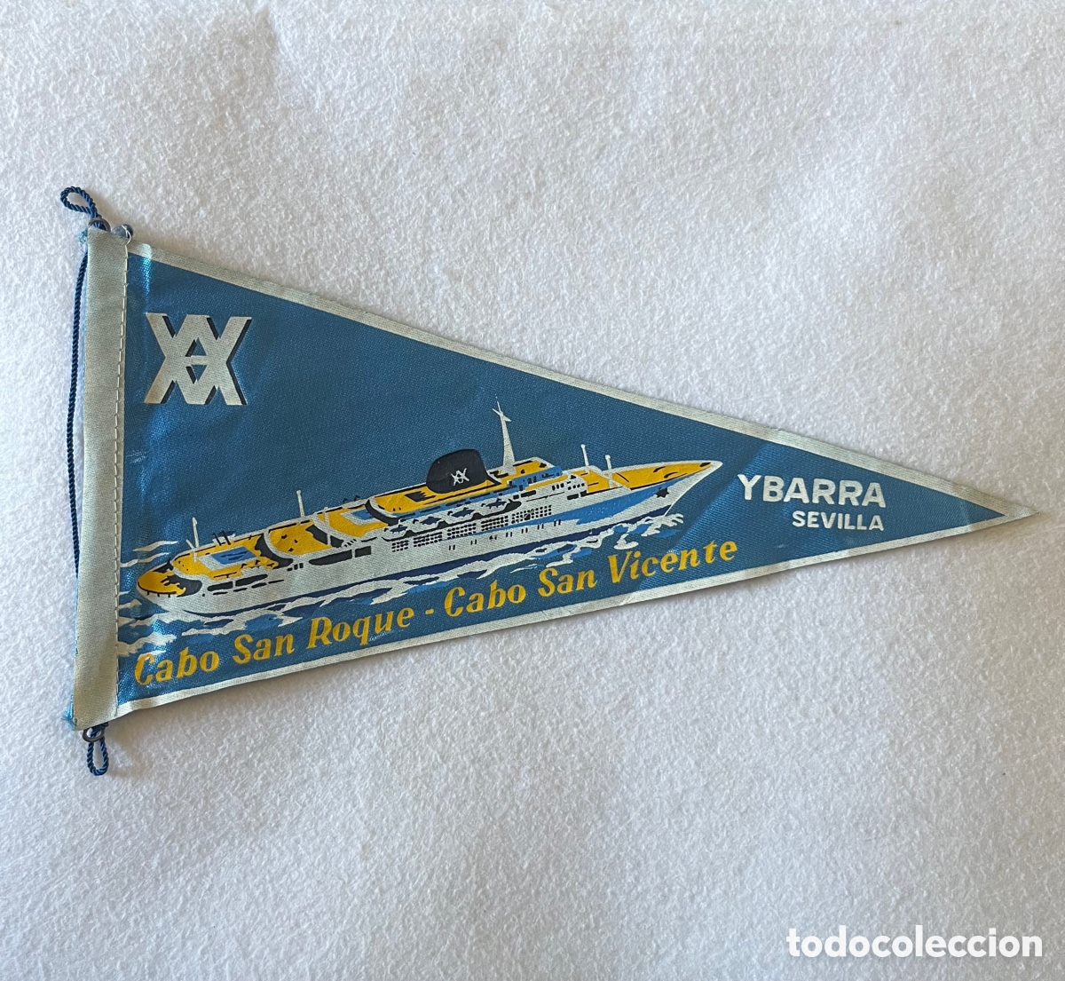 Coleccionismo: BANDER&Iacute;N YBARRA NAVIERA - CABO SAN ROQUE / CABO SAN VICENTE - SEVILLA