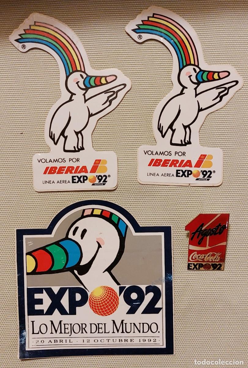 Coleccionismo: Lote adhesivos curro Expo 92.