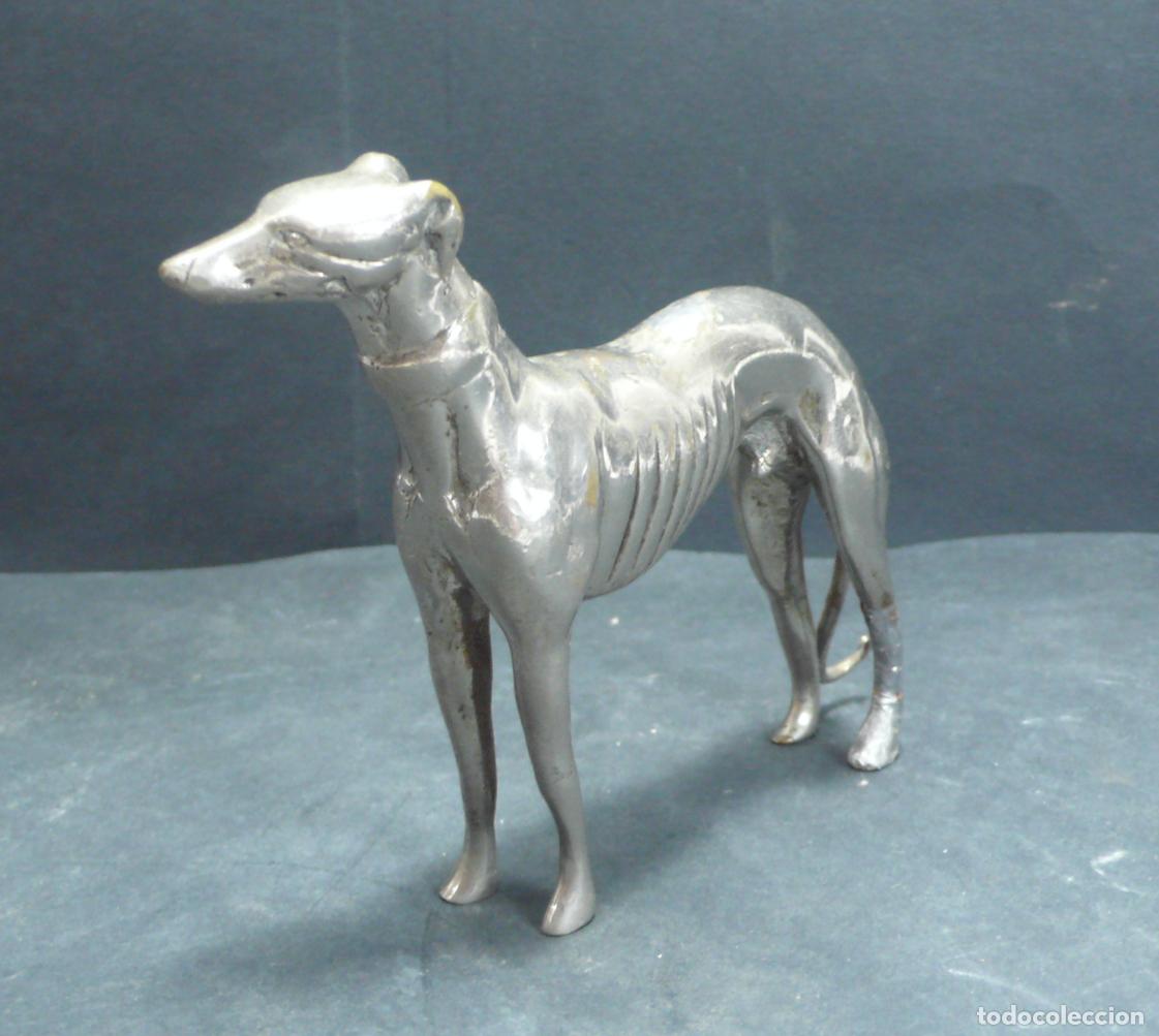 Coleccionismo: PERRO GALGO EN METAL - Foto 2