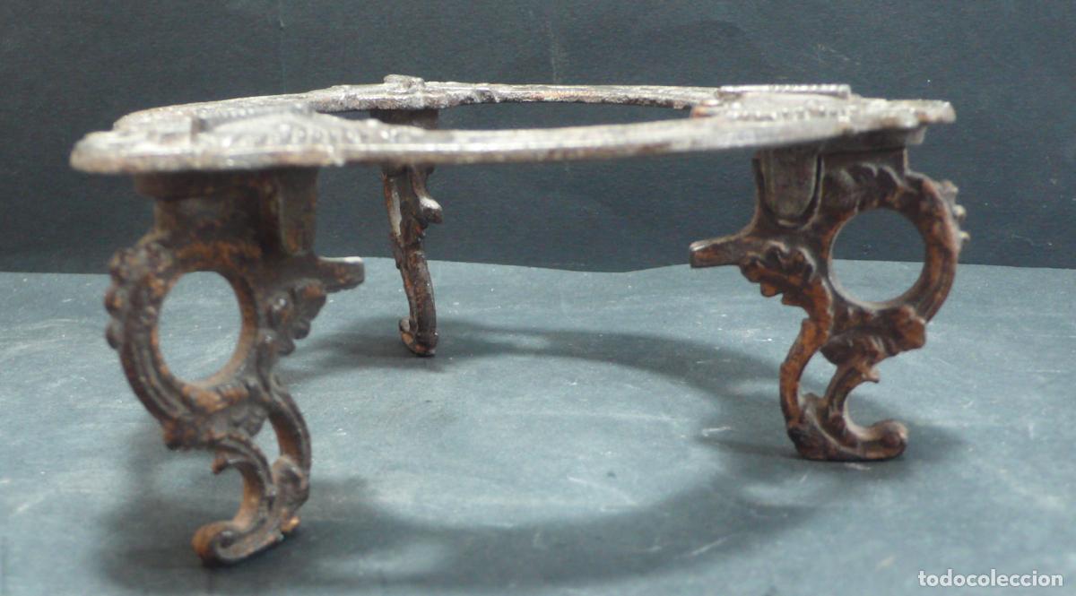 Coleccionismo: SOPORTE DE METAL CON MARIPOSAS - Foto 4