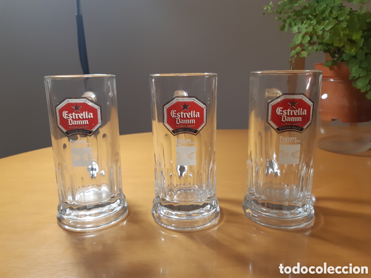 Coleccionismo: Jarras de cerveza Estrella Damm - Foto 2