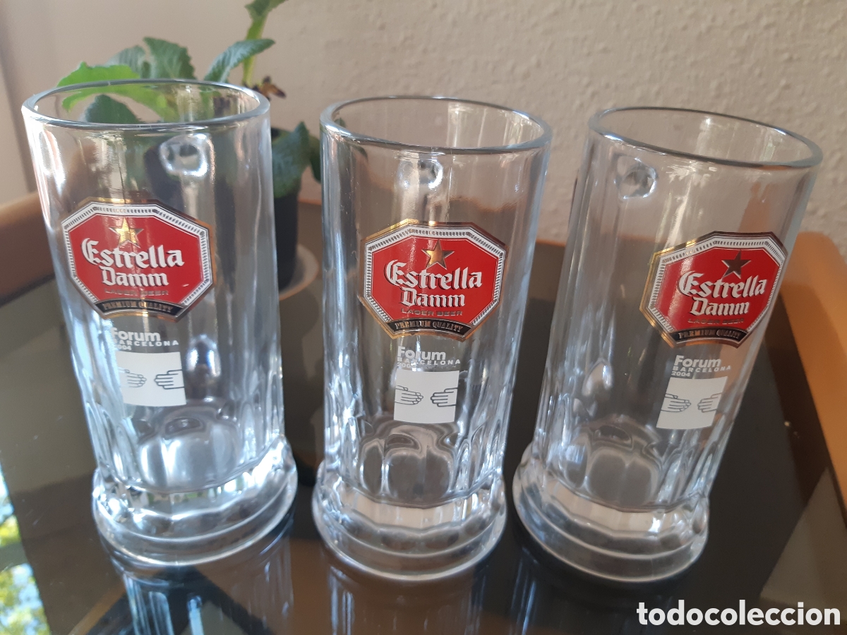 Coleccionismo: Jarras de cerveza Estrella Damm - Foto 1
