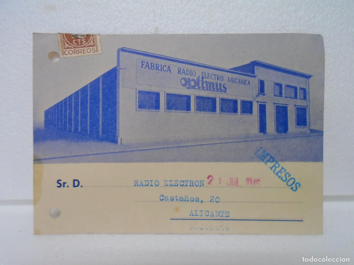 Coleccionismo: GERONA.FABRICA RADIO-ELECTRO-MECANICA.1945.