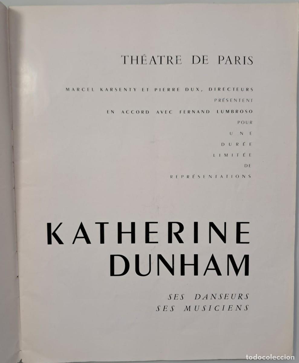Coleccionismo: [Two Katherine Dunham ballet souvenir programmes.] - Foto 2