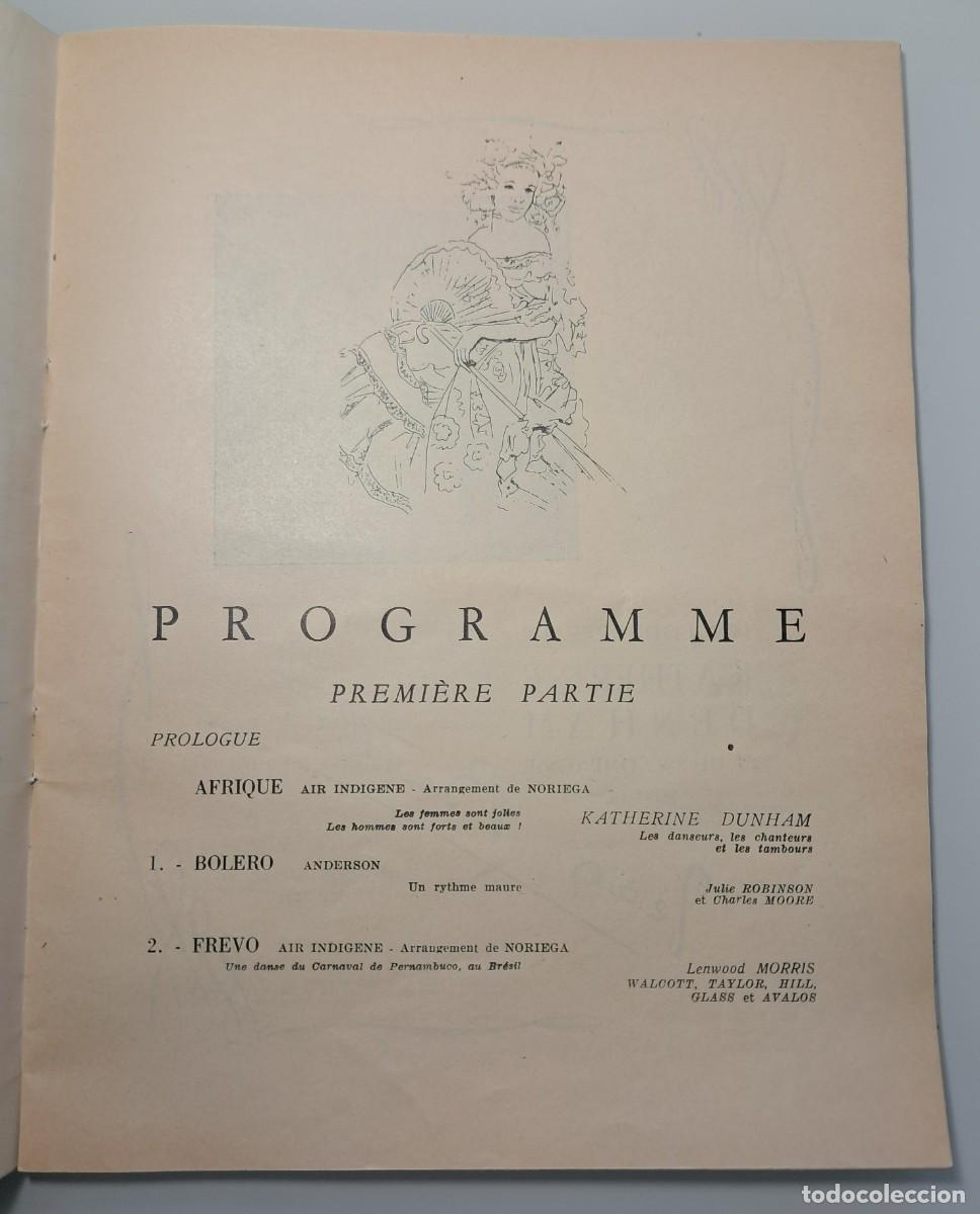 Coleccionismo: [Two Katherine Dunham ballet souvenir programmes.] - Foto 4