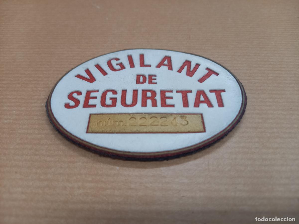 Coleccionismo: Parche vigilant de seguretat - Foto 1