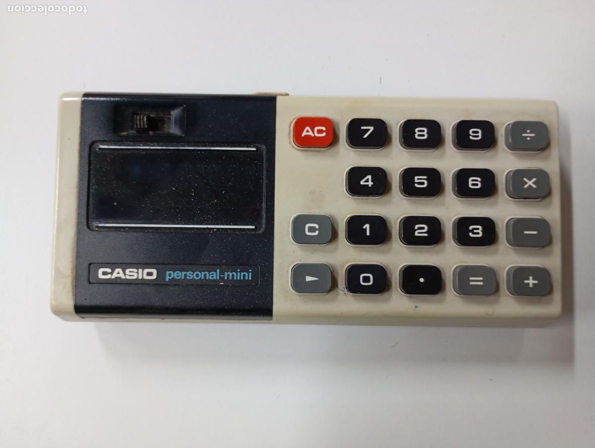 Collecting: CALCULADORA CASSIO PERSONAL MINI. PN01