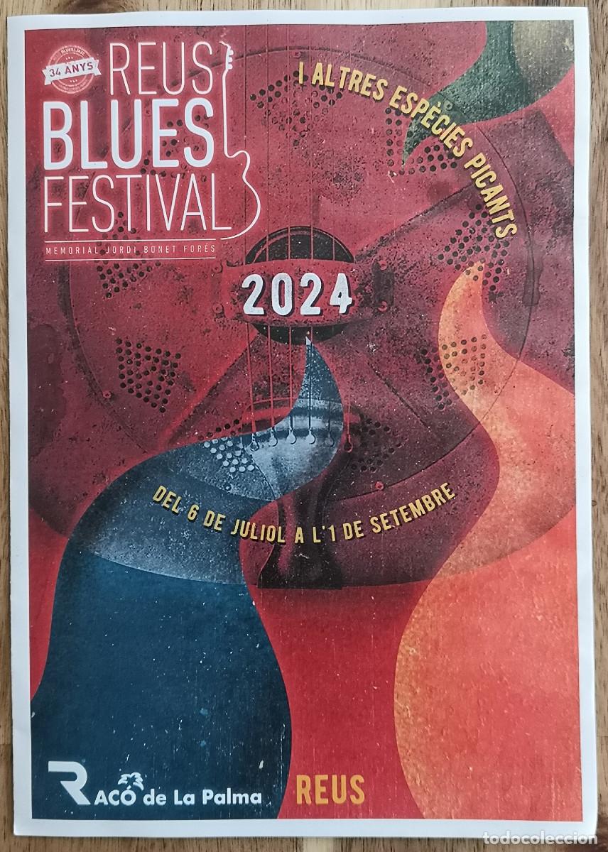 Coleccionismo: FOLLETO PROGRAMA - REUS BLUES FESTIVAL 2024
