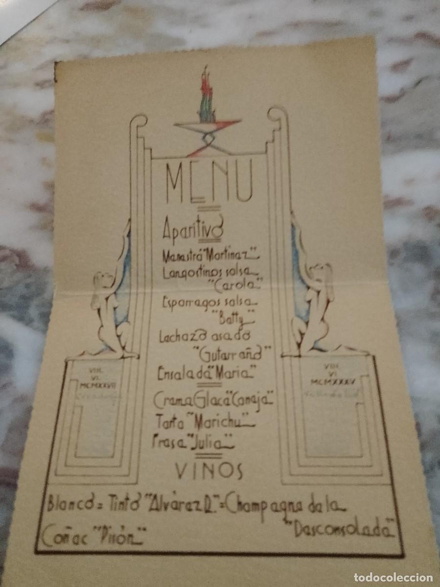 Sammelleidenschaft Papier: Carta invitaciones a&ntilde;os 30,40,con nombres