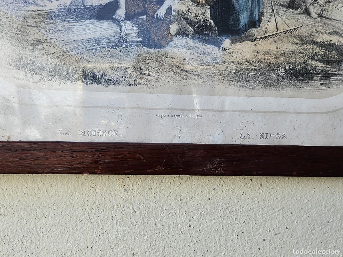 Coleccionismo: cuadro con lamina antigua - Foto 4