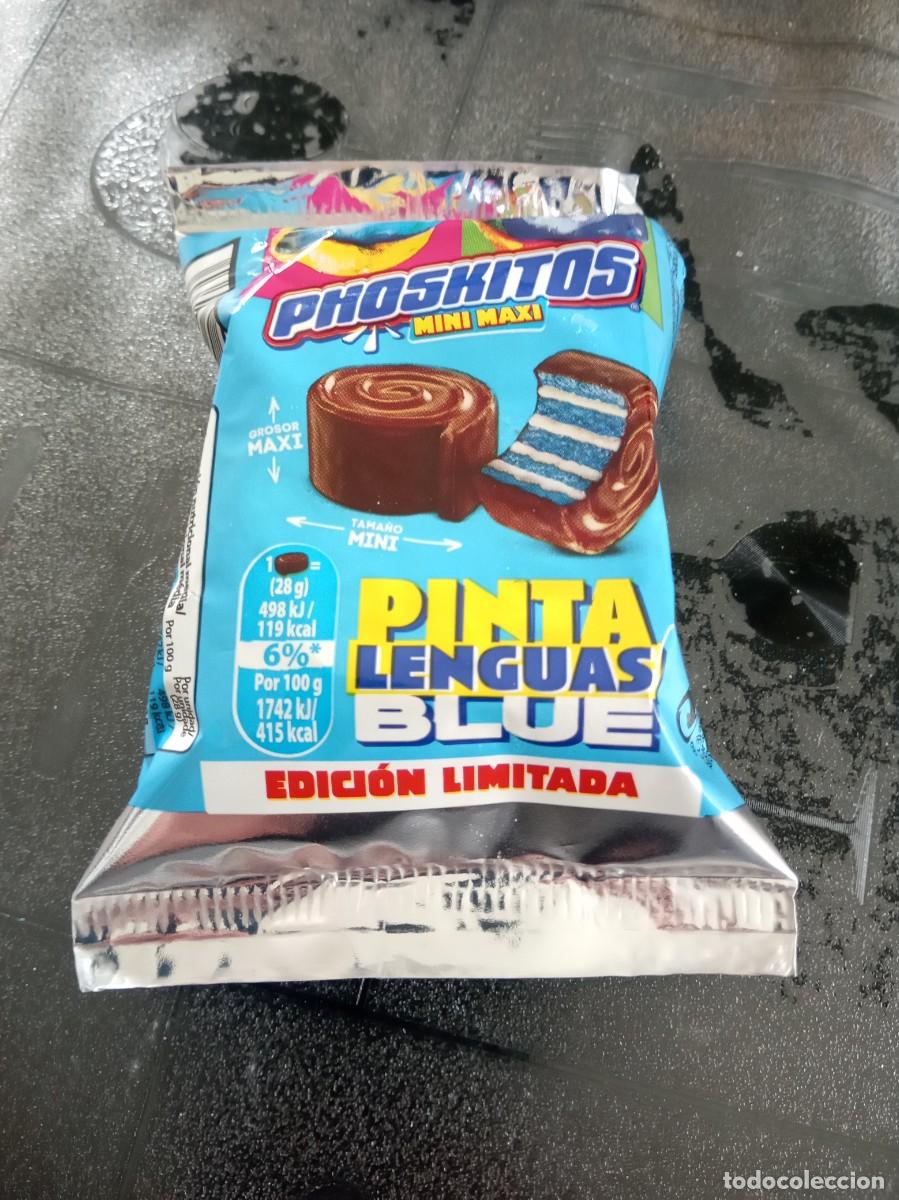 Coleccionismo: Phoskitos pintalenguas blue mini maxi lleno