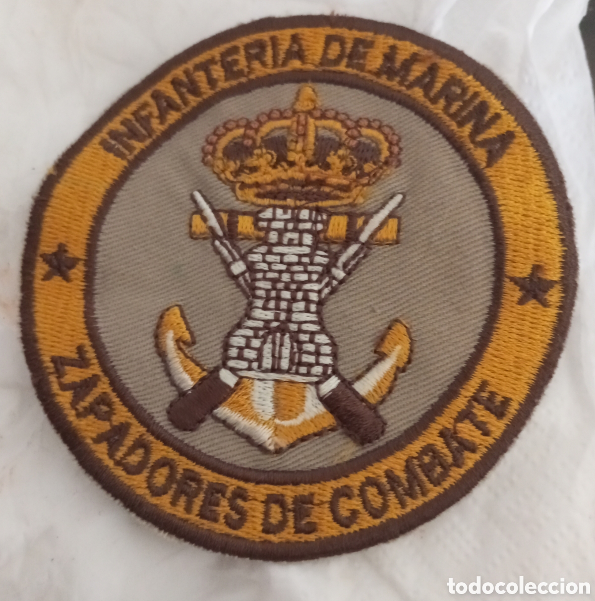Coleccionismo: Parche infanter&iacute;a de marina zapadores de combate