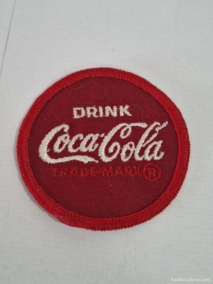 Coleccionismo: Parche bordado de tela, Coca-Cola - Foto 1