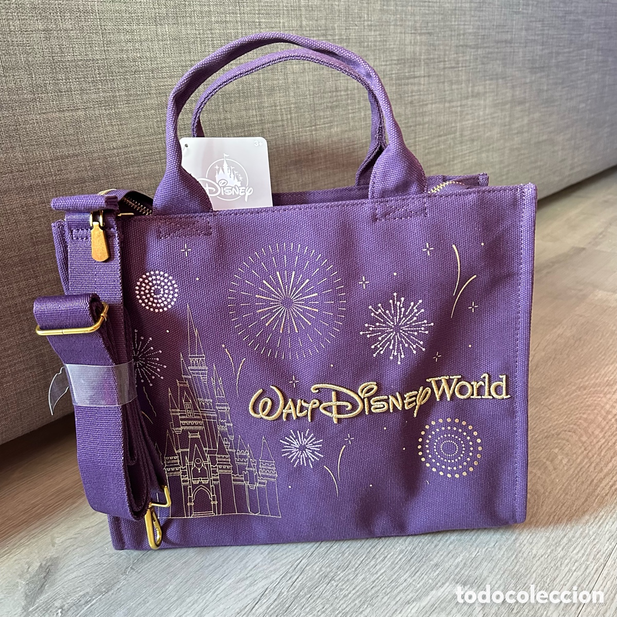 Coleccionismo: Bolso grande, castillo La Cenicienta, Walt Disney World.