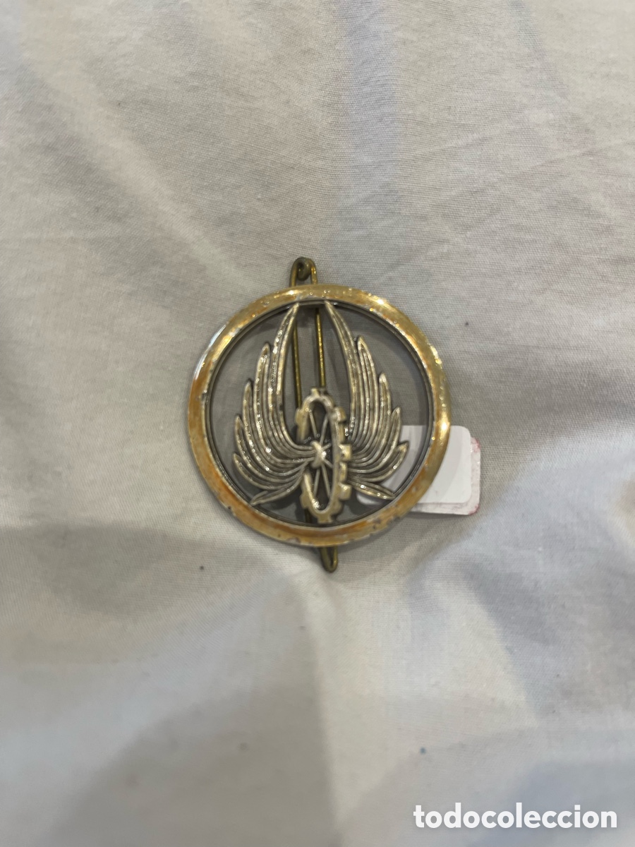 Coleccionismo: Chapa militar antigua
