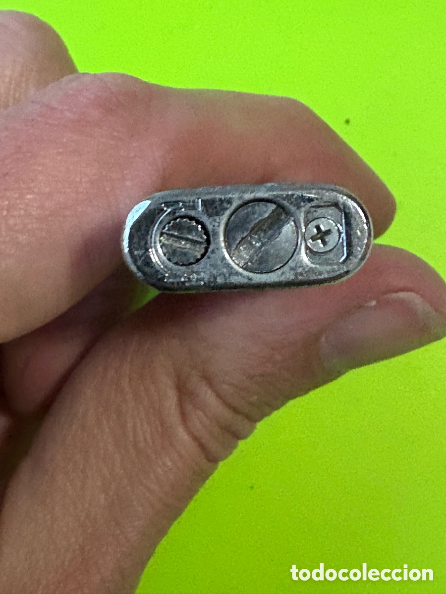 Coleccionismo: Antiguo mechero plano a catalogar (A3) - Foto 4