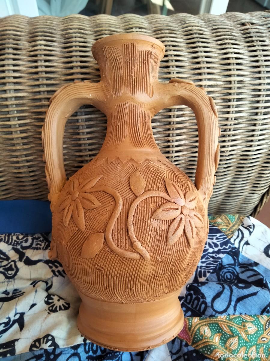 Coleccionismo: Botijo de colecci&oacute;n, (barro). - Foto 2