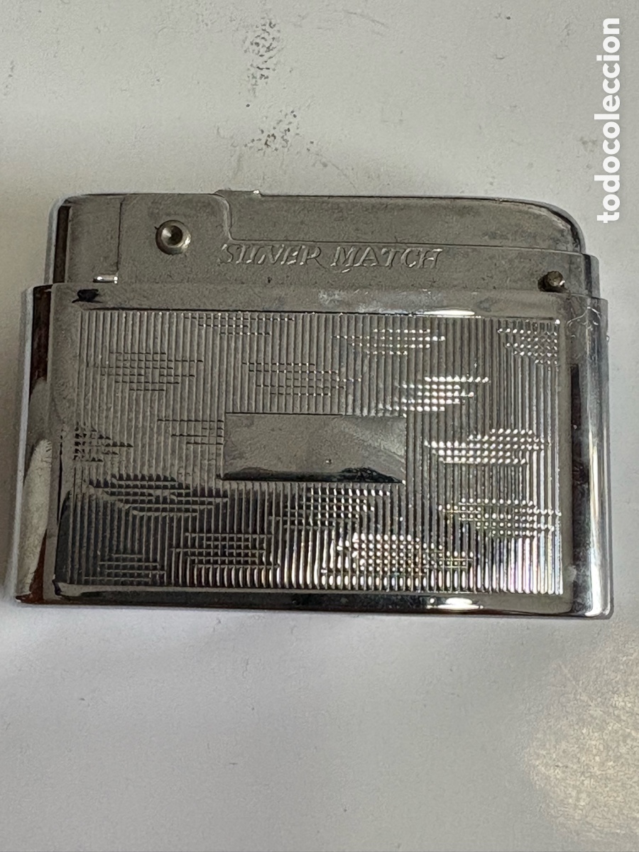 Coleccionismo: Antiguo mechero encendedor Silver Match (A3) - Foto 1