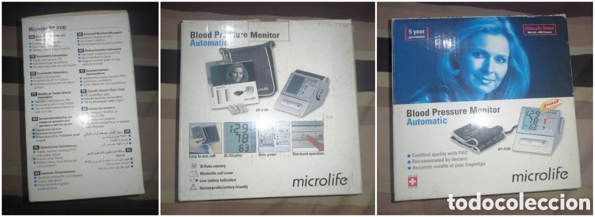 Coleccionismo: Tensi&oacute;metro Microlife BP A100 Plus *Leer* - Foto 4