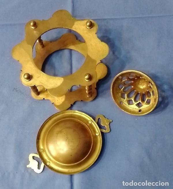 Coleccionismo: quemador de incienso de bronce - Foto 9