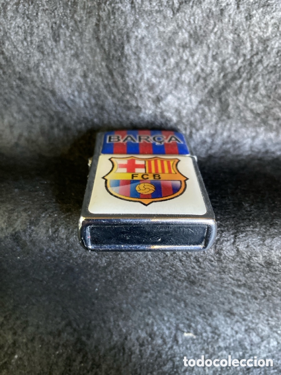 Coleccionismo: Mechero tipo zippo del Barsa - Foto 4