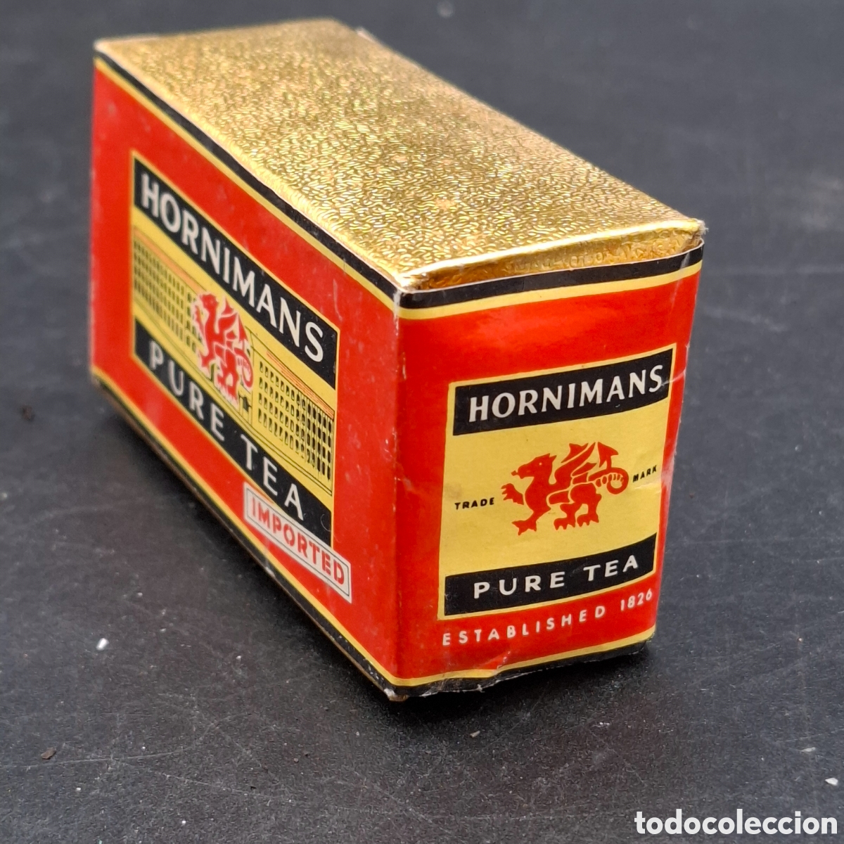 Coleccionismo: T&eacute; hornimans, paquete muy antiguo y sin abrir te puro negro.