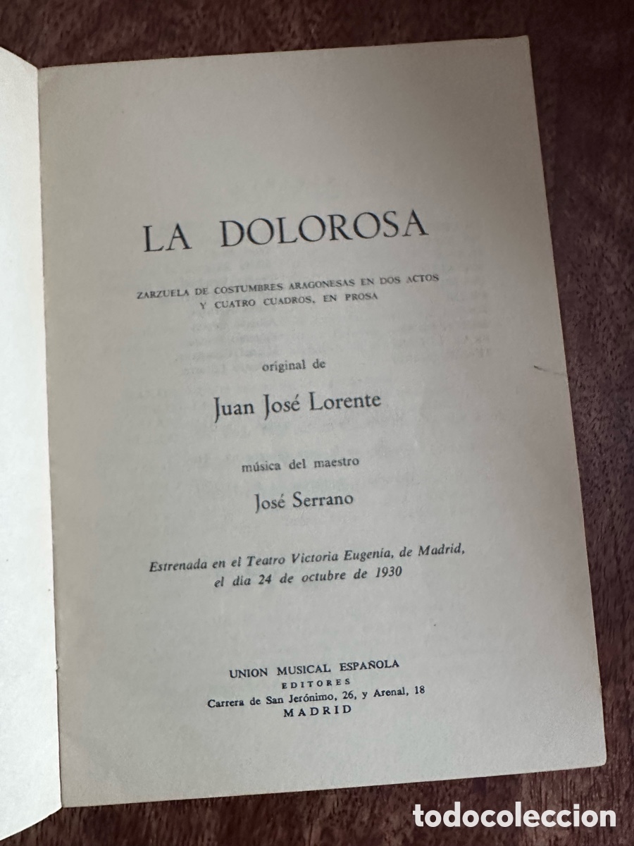 Coleccionismo: Libreto La Dolorosa edici&oacute;n 1967 - Foto 4