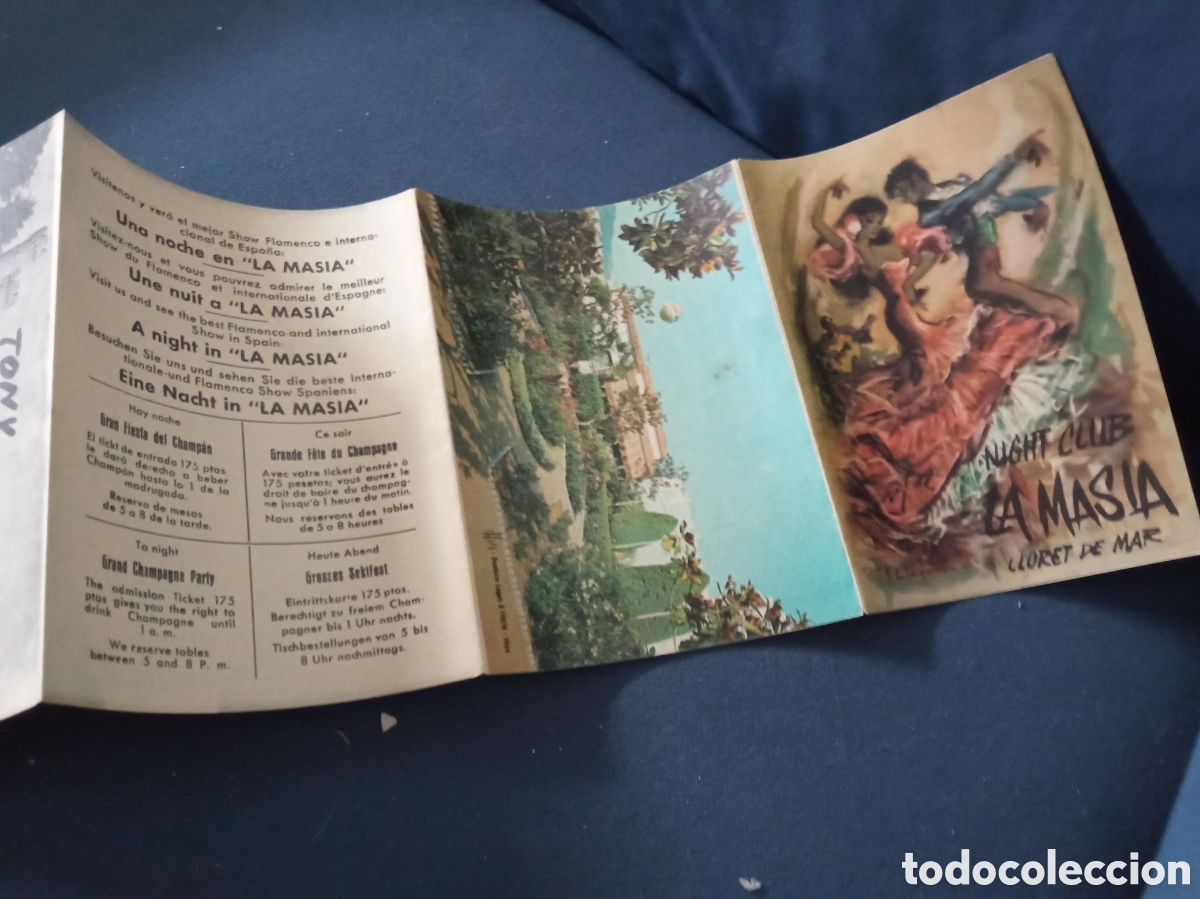 Coleccionismo: Antiguo programa,Night Club La Masia, Lloret de Mar - Foto 4