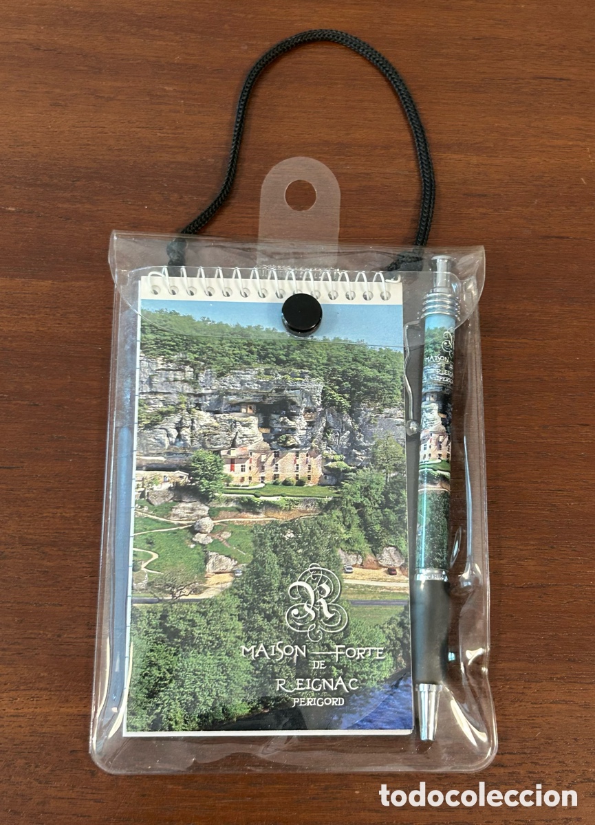 Colecionismo: LIBRETA DE NOTAS Y BOL&Iacute;GRAFO. MAISON FORTE DE REIGNAC. PERIGORD. FRANCIA. RECUERDO. SOUVENIR