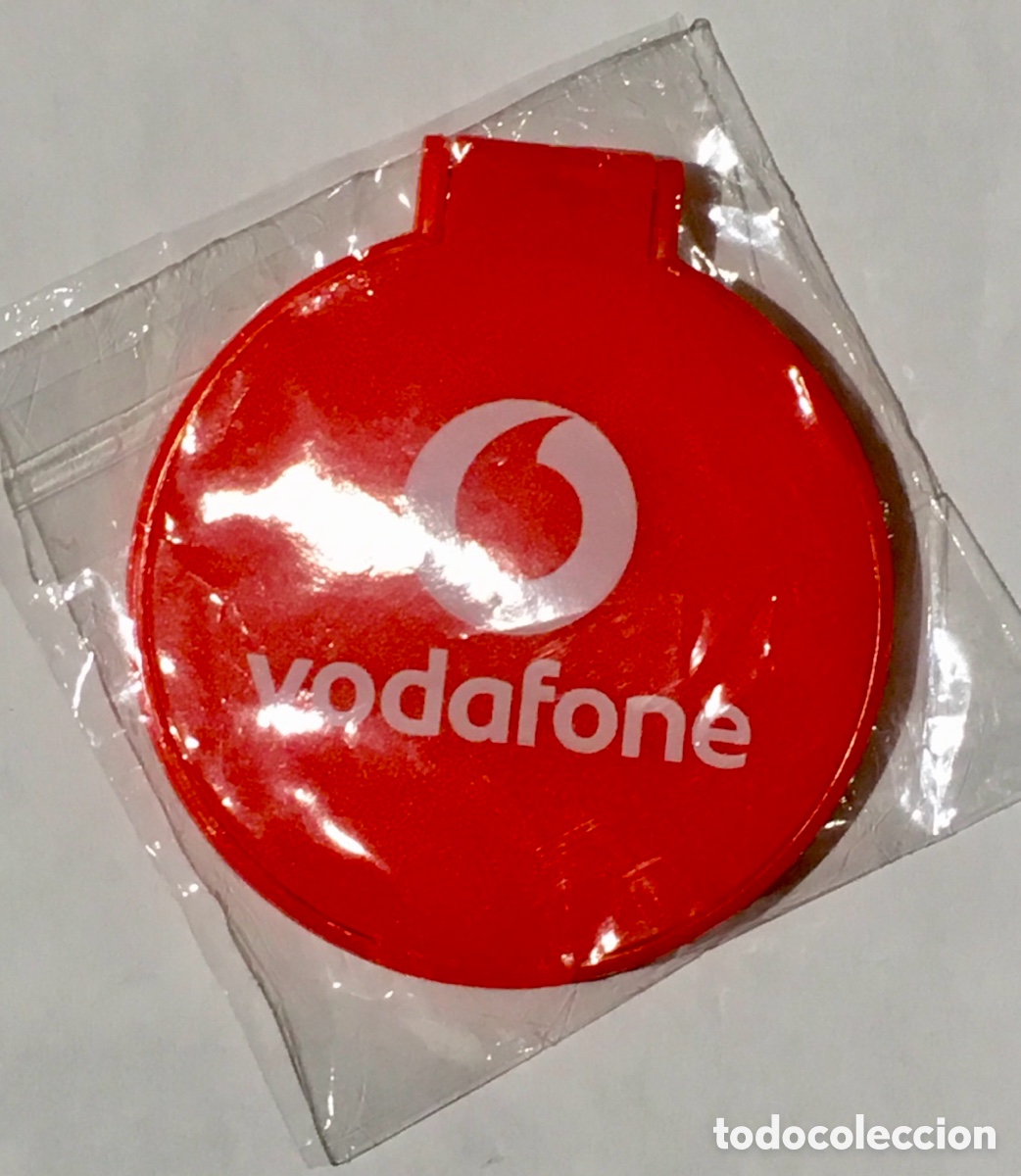 Collectionnisme: Espejo de bolso. Publicidad VODAFONE.