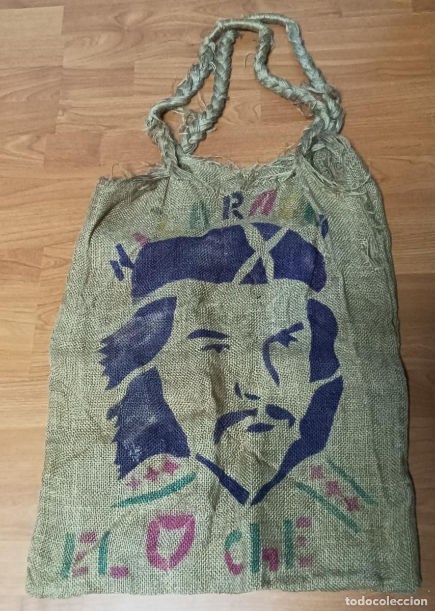 Coleccionismo: Bolsa de saco con rostro El CHE GUEVARA- NICARAGUA - Foto 1